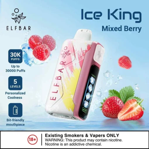 Elf Bar Ice King 30K – Mixed Berries | Vape Stores Indore Elf Bar Ice King 30K – Mixed Berries | Vape Stores Indore