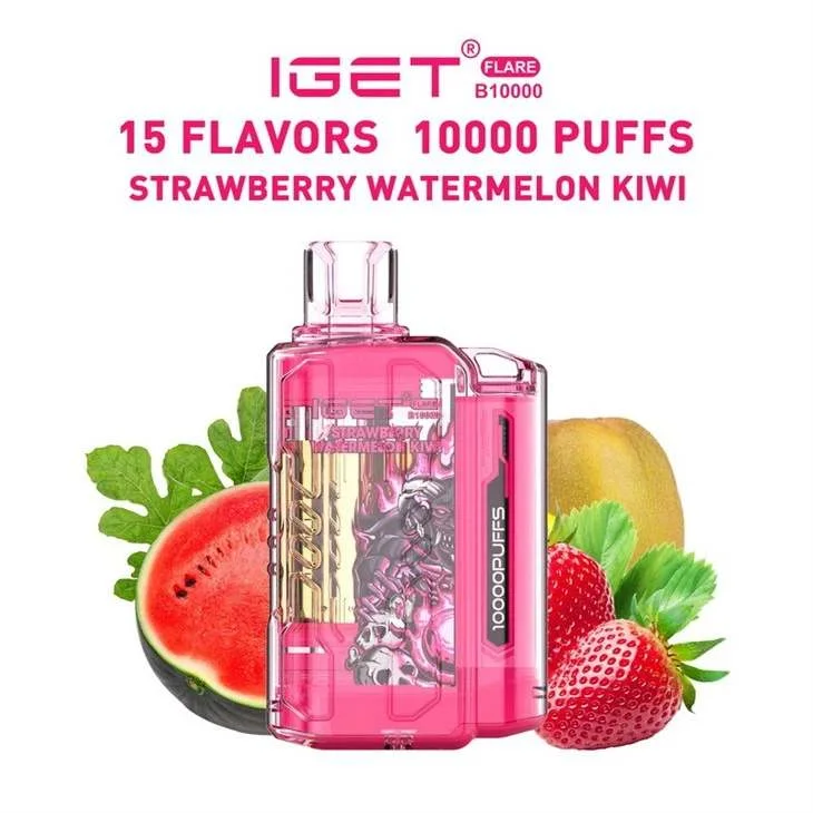 IGET FLARE B10000 Strawberry Watermelon Kiwi – Vape Shop Indore IGET FLARE B10000 Strawberry Watermelon Kiwi – Vape Shop Indore